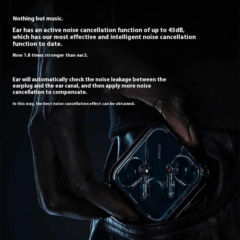 Auriculares Bluetooth Nothing Ear 3, Inalámbricos, Con Cancelación Activa De Ruido (anc) De -45 Db, Controlador Cerámico De 11 Mm, Graves Potentes, A