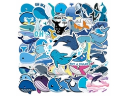 Paquete De Pegatinas De Ballenas*