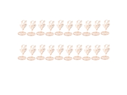 20 Portavasos De Mesa En Forma De Tulipán Oro Rosa Exquisito Para Bodas Tarjetas De Mesa Y Fotos