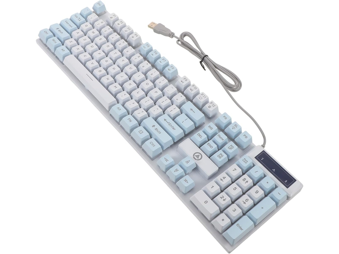 Teclado Mecánico Para Pc Con Retroiluminación Led Rgb, 104 Teclas, Abs, Conexión Usb.