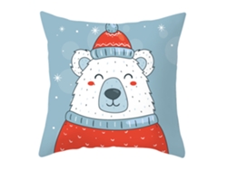 Serie de Funda Decorativa de Almohada Dibujos Animados de Navidad