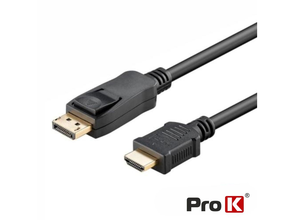 Cable Displayport macho / HDMI macho 5m PRO K