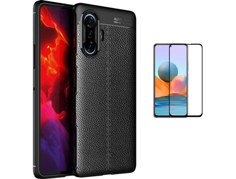 Carcasa + Protector Xiaomi Poco F3 GT Rugged Leather Negro BD-LC&9D