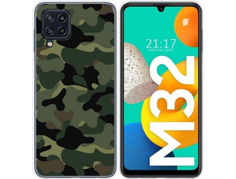 Carcasa Samsung Galaxy M32 TUMUNDOSMARTPHONE Camuflaje Multicolor