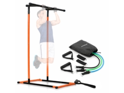 Pack Estación De Dominadas Fitness Y 3 Bandas De Resistencia Innovagoods Tribainer