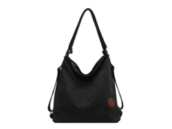 Mochila de lona para mujer, convertible en bolso de hombro, mochila informal para uso diario, bolso cruzado, mochila escolar.