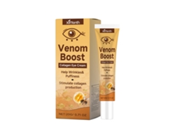 Crema contorno de ojos con péptidos de abeja, proteína de melitina hidratante para líneas de expresión y arrugas.