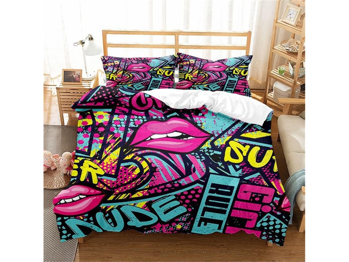Juego Funda Nórdica Ropa Cama Juego Almohada 135 X 200 Cm 50 75 150 220 240