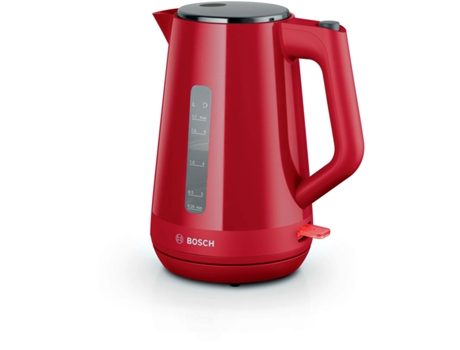 Hervidor BOSCH TWK1M124 (Rojo - 220-240 V - 1,7 L)