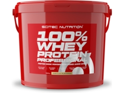 Proteína SCITEC NUTRITION 100% Professional Fórmula Mejorada Ni Azúcares (5 Kg - Vainilla)