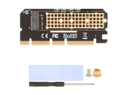 Tarjeta Adaptadora M.2 Nvme Ssd A Pcie3.0x16 Con Disipador De Calor Expansión Nvme