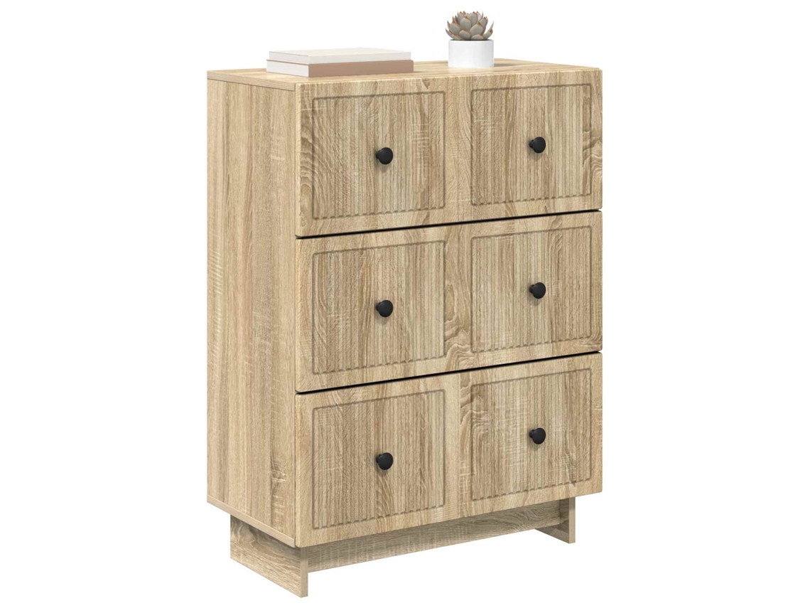 Maison Exclusive - Cajonera Roble Sonoma 66 X 34,5 X 90 Cm Madera De Ingeniería
