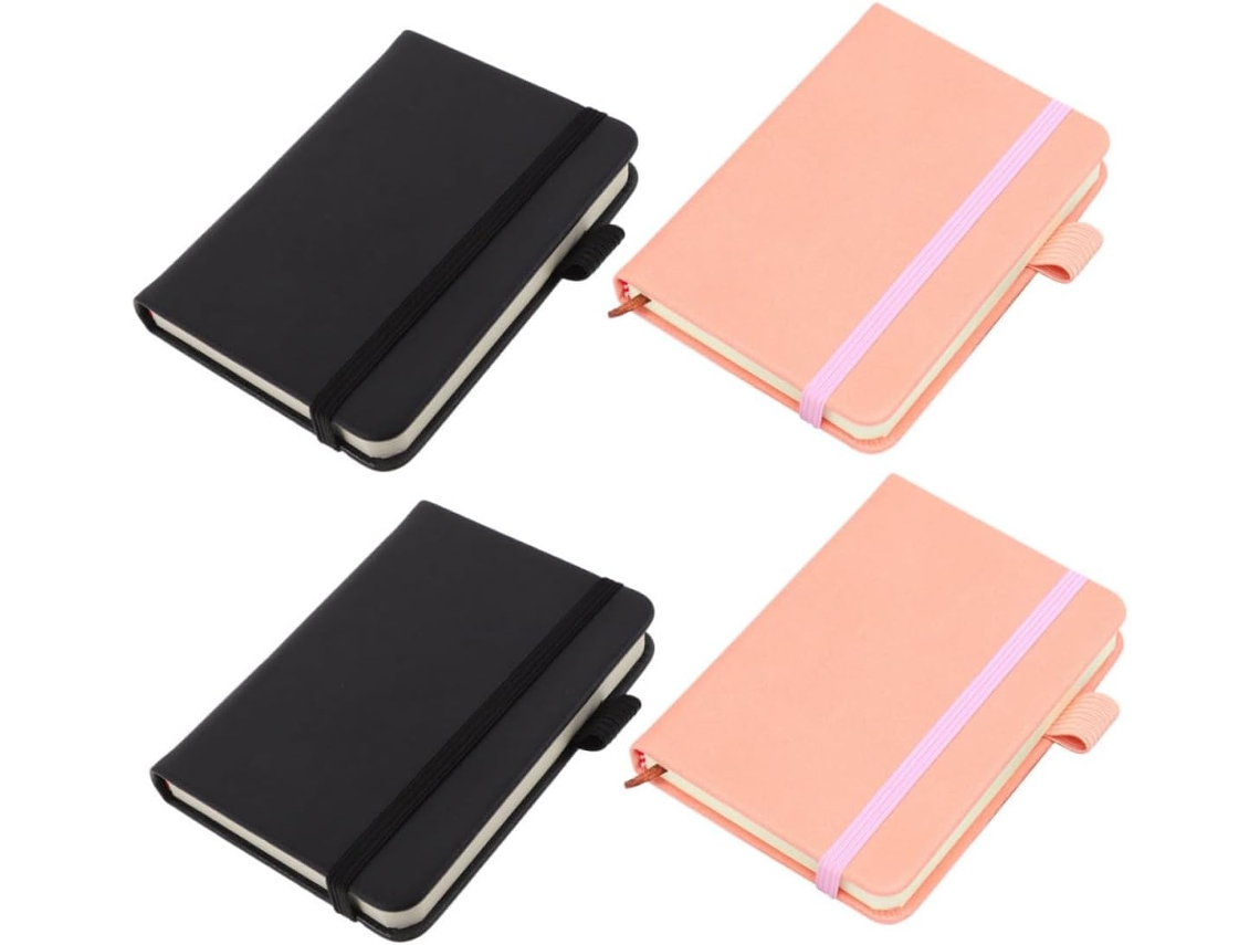 Cuadernos de 4 bolsillos, blocs de notas portátiles para apuntes y proyectos. Gokoco