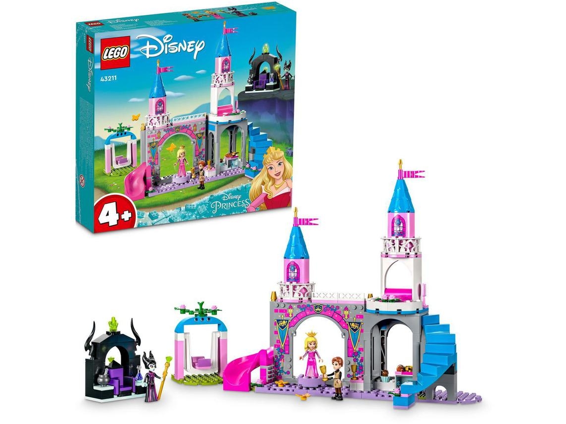 LEGO Disney: Castelo da Aurora – set de brinquedo de construção com tema da Bela Adormecida (187 peças)
