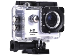 Go Diving Pro Sport Mini Dv 1080P Cámara De Plástico 30M Impermeable Blanco