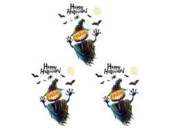 Tatuajes temporales de Halloween, tatuajes impermeables para fiestas y decoraciones emocionantes, perfectos para la diversión y la creatividad de los adolescentes.