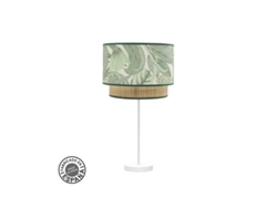 Sobremesa Grande 1xe27 Blanco Verde Natural 64x30x30cm Congo