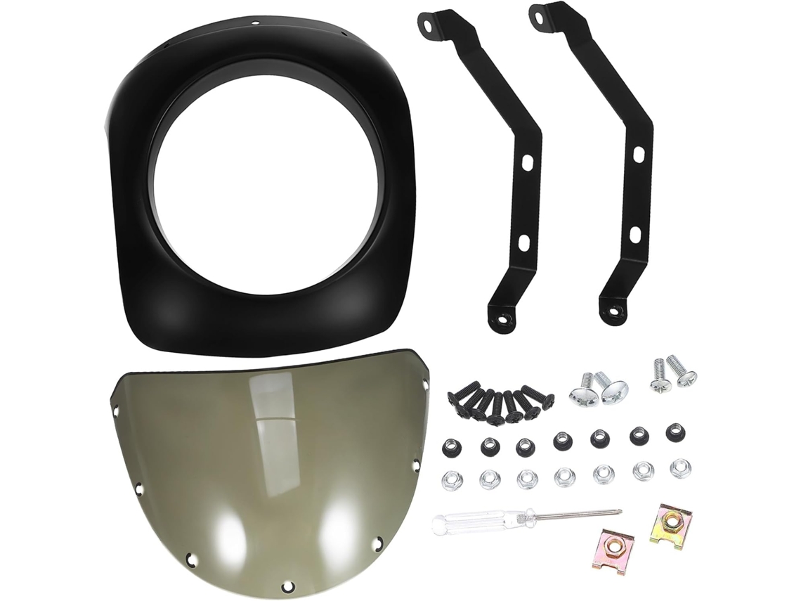 Carenado De Faros Abs, Deflector Aerodinámico Duradero Para Vehículos, Cubierta De Parabrisas, Protección Contra El Viento.