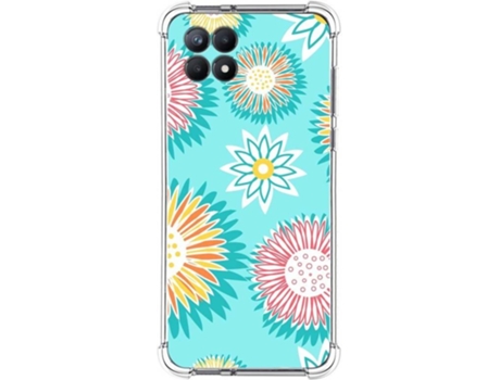 Carcasa Realme 8i TUMUNDOSMARTPHONE Dibujos Antigolpes Flores 05 Multicolor