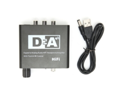 Convertidor Digital-analógico Con Control De Volumen, Rca L/r, Toslink/coaxial, Para Hdtv