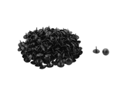 200 Clavos De Tapicería De Metal Negro 9x9mm Para Decoración De Muebles Y Suelos