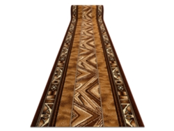 Alfombra de Pasillo Bcf Opal Dorado Oscuro 120 cm