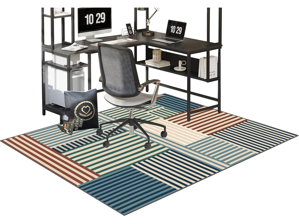 Alfombrilla Protectora Suelo Gaming, Moqueta Madera, Oficina, Duros Xunzheng Sillas Sobre Suelos, 90 X 120 Cm