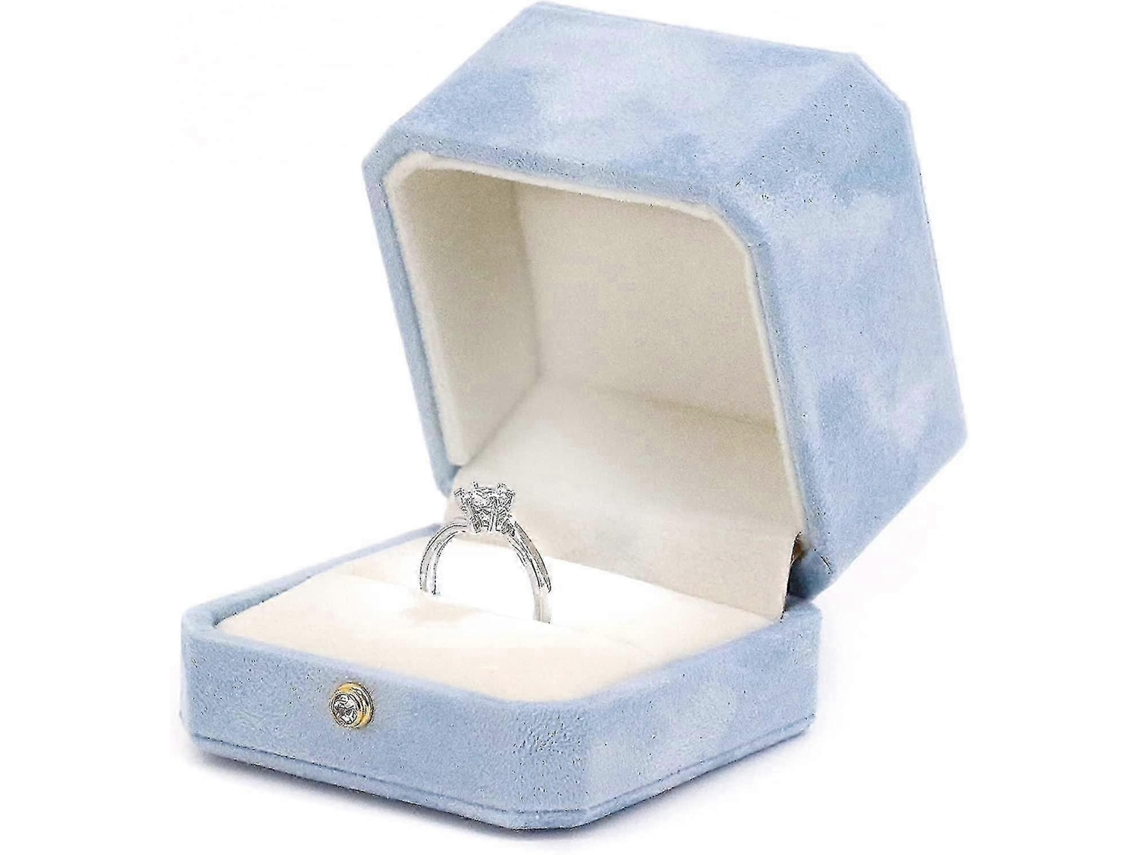 Caja de regalo para anillos de compromiso con luz LED Hengjian