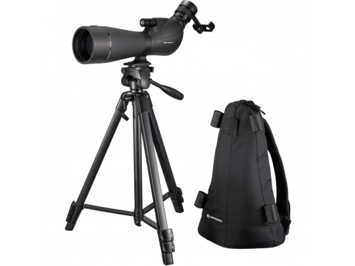 Terrestrial telescope 20-60x80 BRESSER with photography tripod and travel bag