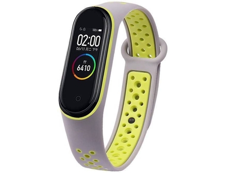 Correa Xiaomi Mi Band 4 LMOBILE Dots (Gris y Verde)