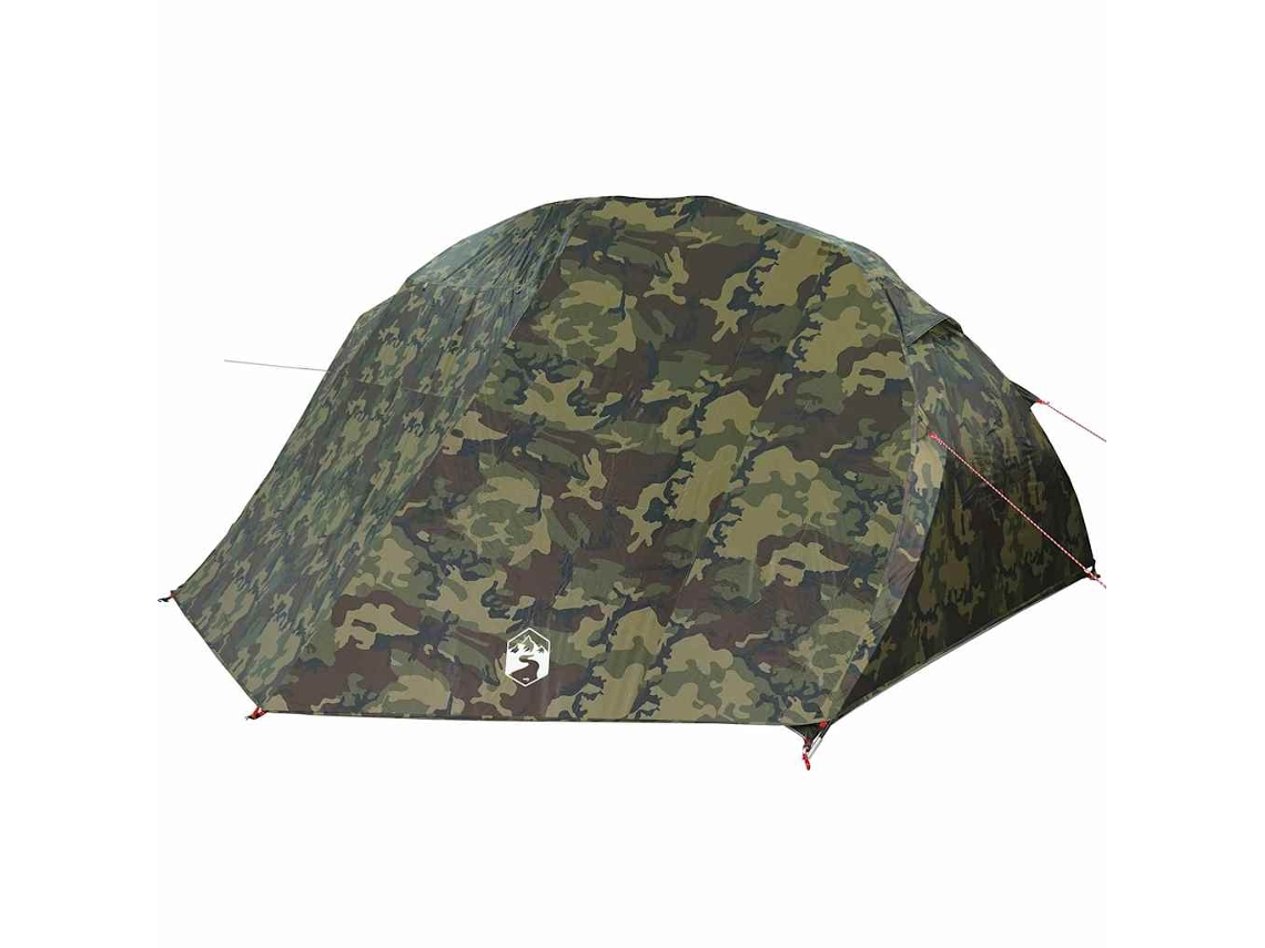 Tienda de pesca con techo de camuflaje 514 x 465 x 187 cm