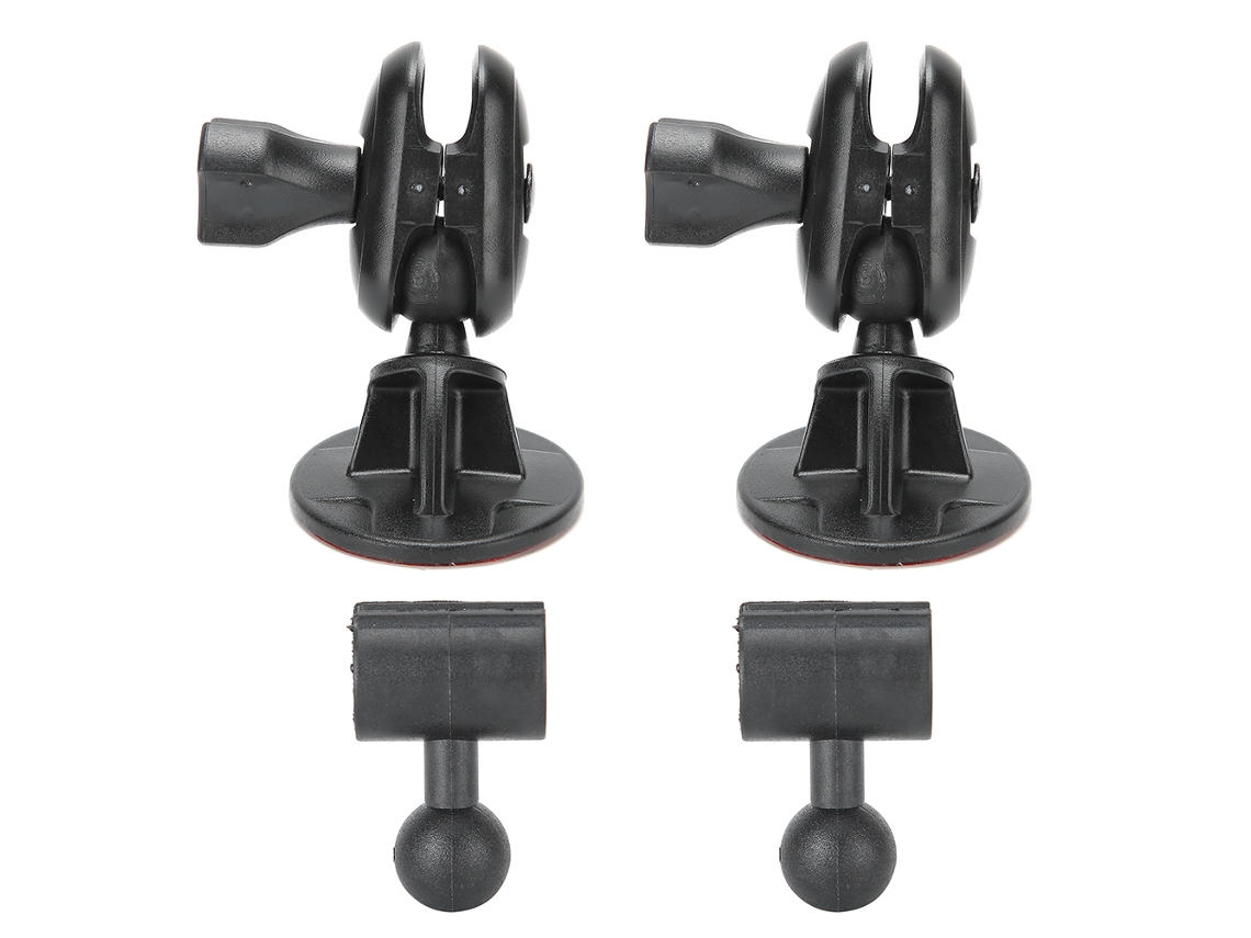 2 Soportes Pequeños Para Cámara De Salpicadero Con Ventosa, Ajustables 360 Grados, Universales Partsslot