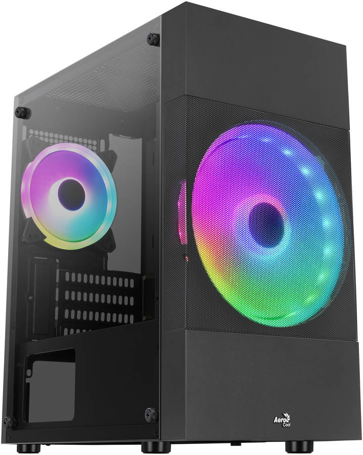 Caja PC AEROCOOL Atomic Lite (Mini ATX Tower - Negro)