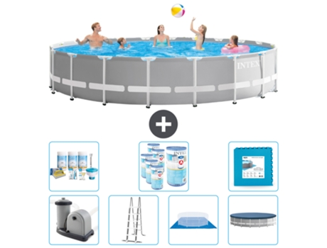 Piscina Tubular INTEX 26756GN-CB42 (32695 L - 610x132cm)
