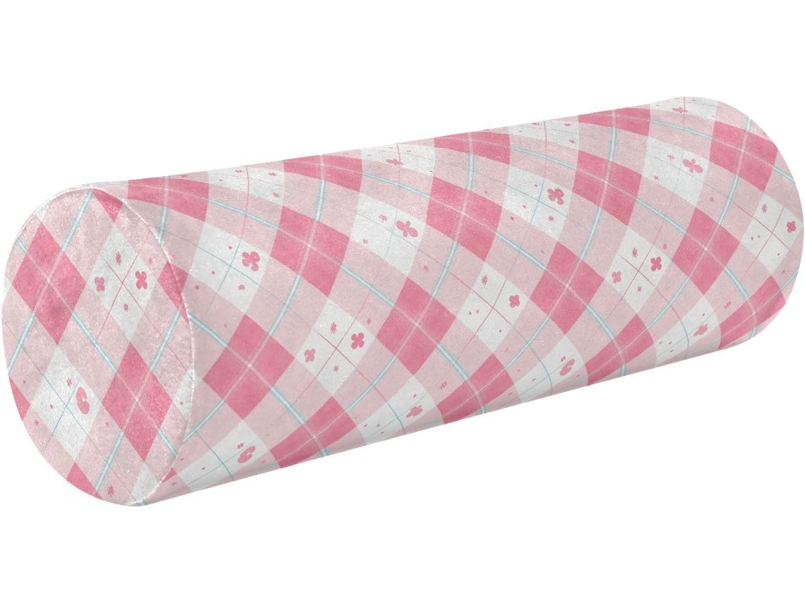 Almohada Frodotgv Redonda Cuadros Espuma Viscoelástica Soporte Soporte. Fácil Fácilmente