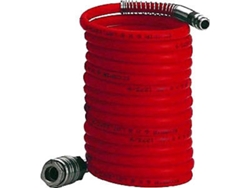 Manguera de aire comprimido en espiral EINHELL con racor de 8 m