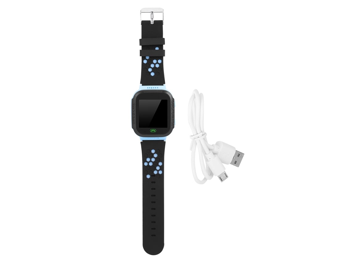 Reloj Inteligente Para Niños Con Seguimiento De Ubicación, Chat De Voz Y Llamada Sos, Color Azul