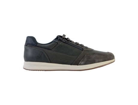 Zapatillas de Hombre GEOX Cano Baixo Avery Wrinkl Piel Negro (41)