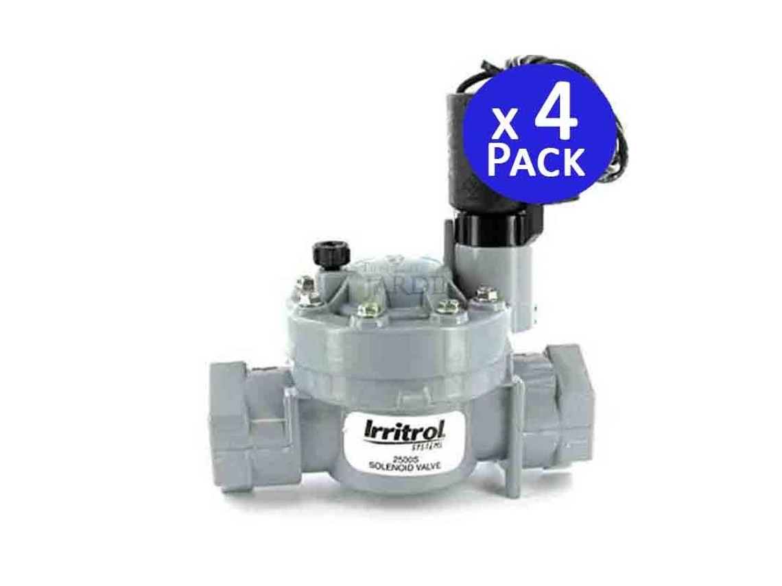 Electrovalvula de Riego 2500Mt 1 24V IRRITROL Pack 4 IRRITROL