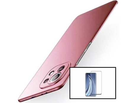 Kit Funda y Protector Xiaomi Mi 11 PHONECARE Rosa