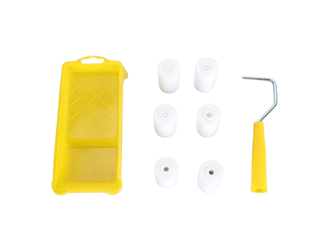 Juego De Rodillos De Pintura Pequeños Con Bandeja, Control Preciso, Decoración Diy, Arte