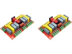 2 Módulos De Crossover De 250 W (2 De Agudos, 1 De Medios Y 1 De Graves) Cinco Accesorios De Audio Hifi Para Cine En Casa