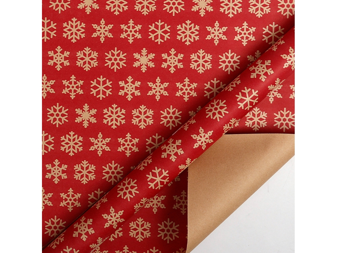 Papel de regalo navideño Eifson, hoja de papel kraft para envolver regalos de Navidad, 43 cm x 3 m (12)
