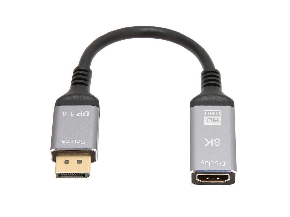 Cable Adaptador Displayport 1.4 A Hdmi 2.1 8k 48gbps Hdr 3d Para Portátil, Pc, Tv Y Proyector.