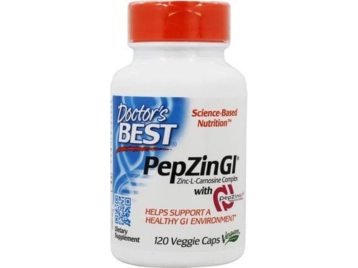 Complemento Alimentar DOCTOR'S BEST Pepzin Gi (120 cápsulas vegetais)