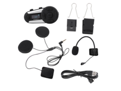 Casco de motocicleta impermeable (Bluetooth inalámbrico, radio FM)