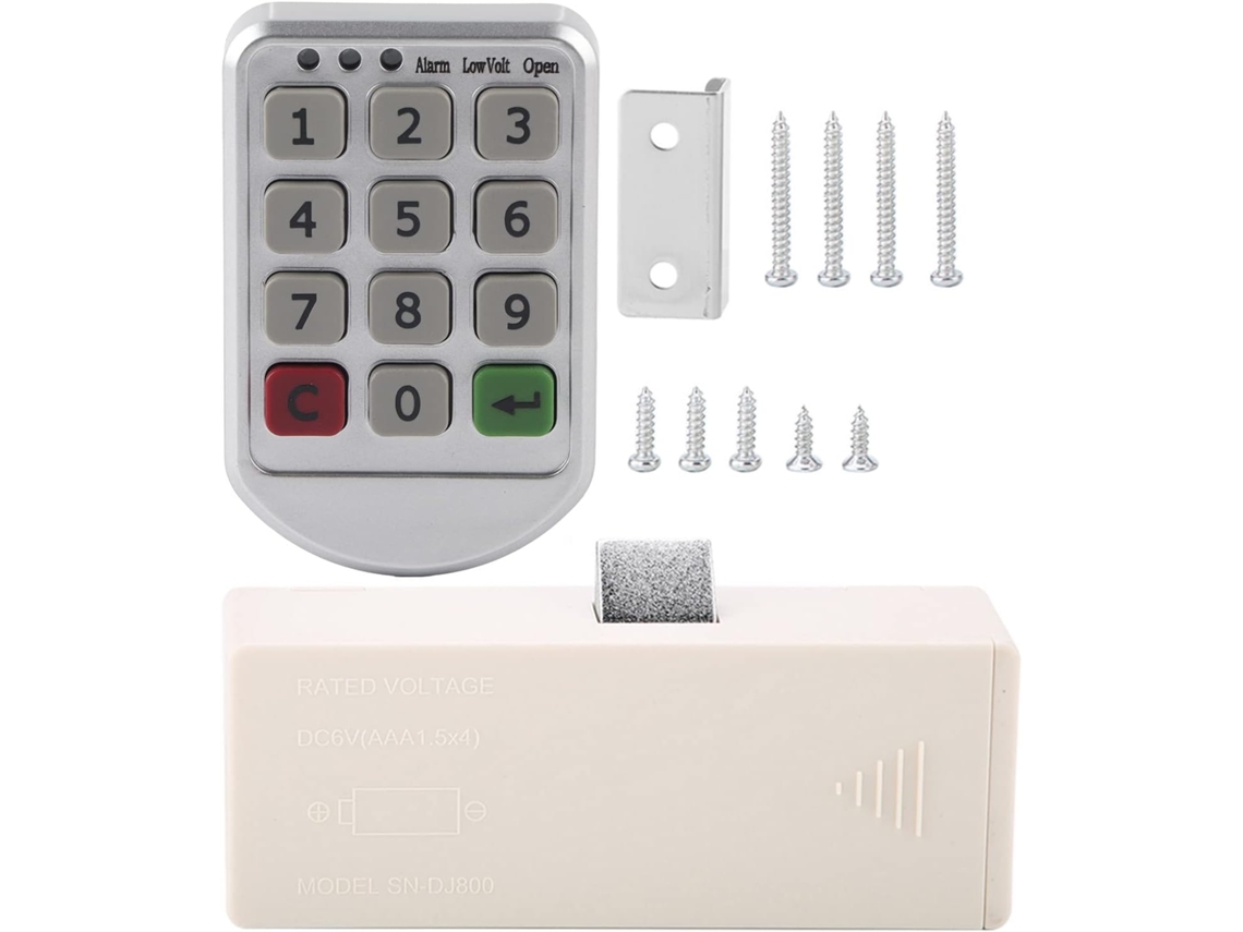 Cerradura Electrónica Con Código, Teclado Inteligente Y Contraseña, Cuerpo De Aleación De Zinc.
