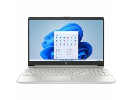 Laptop HP 9A2F5EA (Plateado - Acero - Plata - 512 GB SSD - 8 GB RAM - 15 - 15,6 - Qwerty Español - AMD Ryzen 7 - AMD)