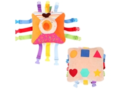 Peluche de animal con hebilla de liberación, juguete educativo de dibujos animados.