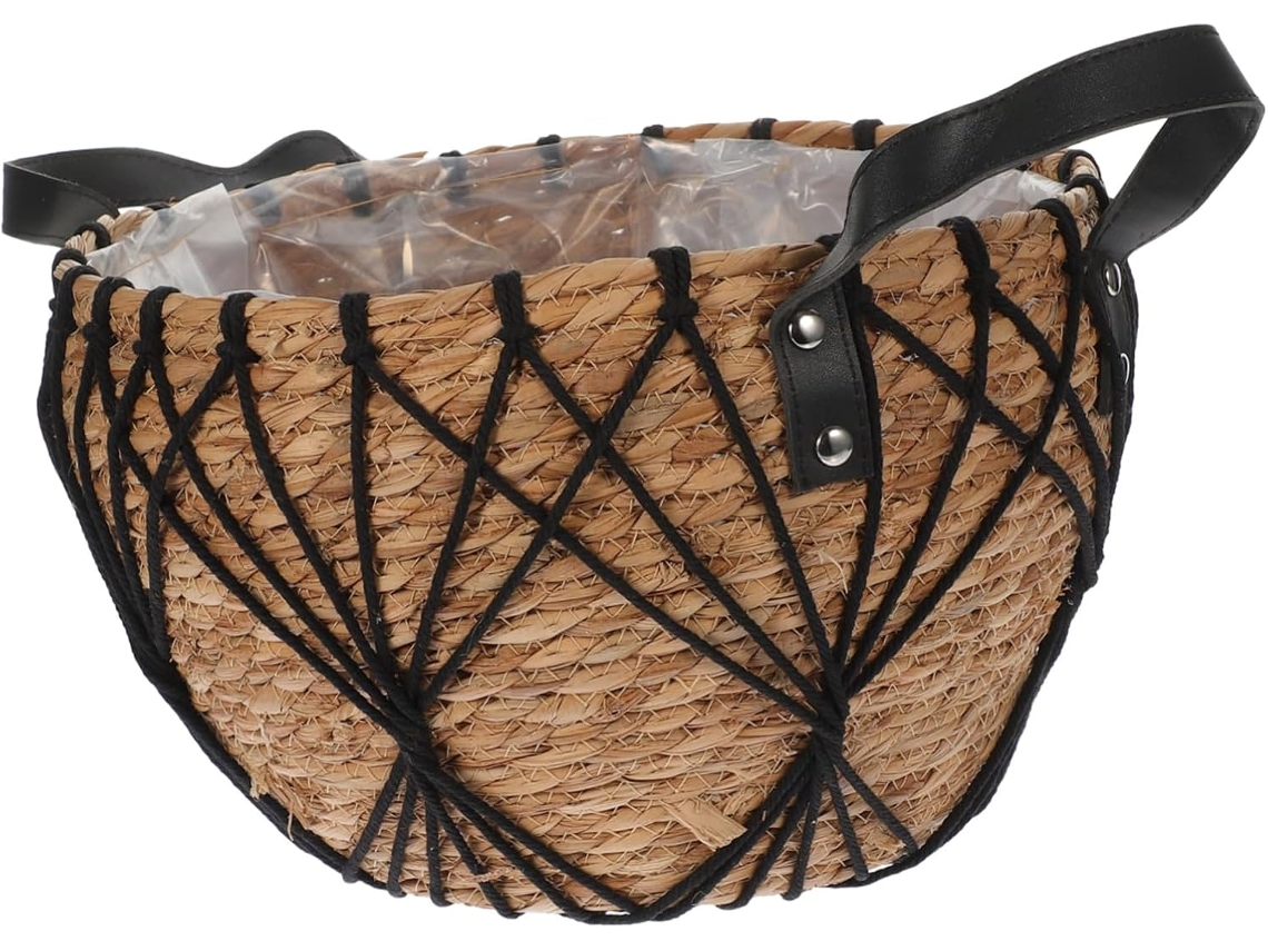 Cesta Mano Arreglos Tejida Natural Para La Cosecha De Hortalizas Delicada Florales Y Decoraciones.